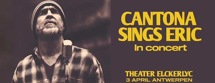 Iconische Eric Cantona komt op 3 april 2024 met 'Cantona Sings Eric' naar Theater Elckerlyc in Antwerpen