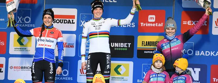 Met twee podiumplekken vat Laura Verdonschot de laatste drie cyclocrossen aan in Sint-Niklaas, Brussel en Oostmalle