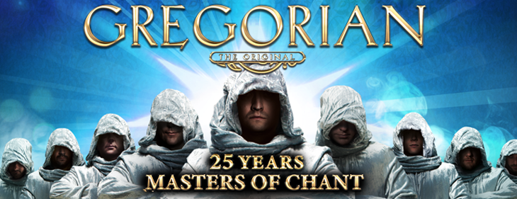 GREGORIAN strijkt met jubileumtour ’25 Years Masters of Chant’ neer in Gent en Antwerpen