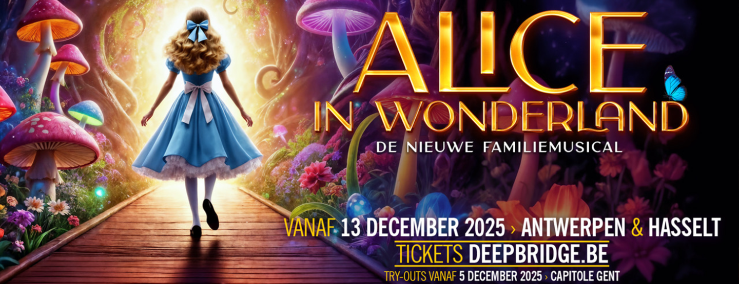 Jervin Weckx schrijft én regisseert nieuwe familiemusical ‘Alice in Wonderland’ Jervin Weckx schrijft én regisseert nieuwe familiemusical ‘Alice in Wonderland’