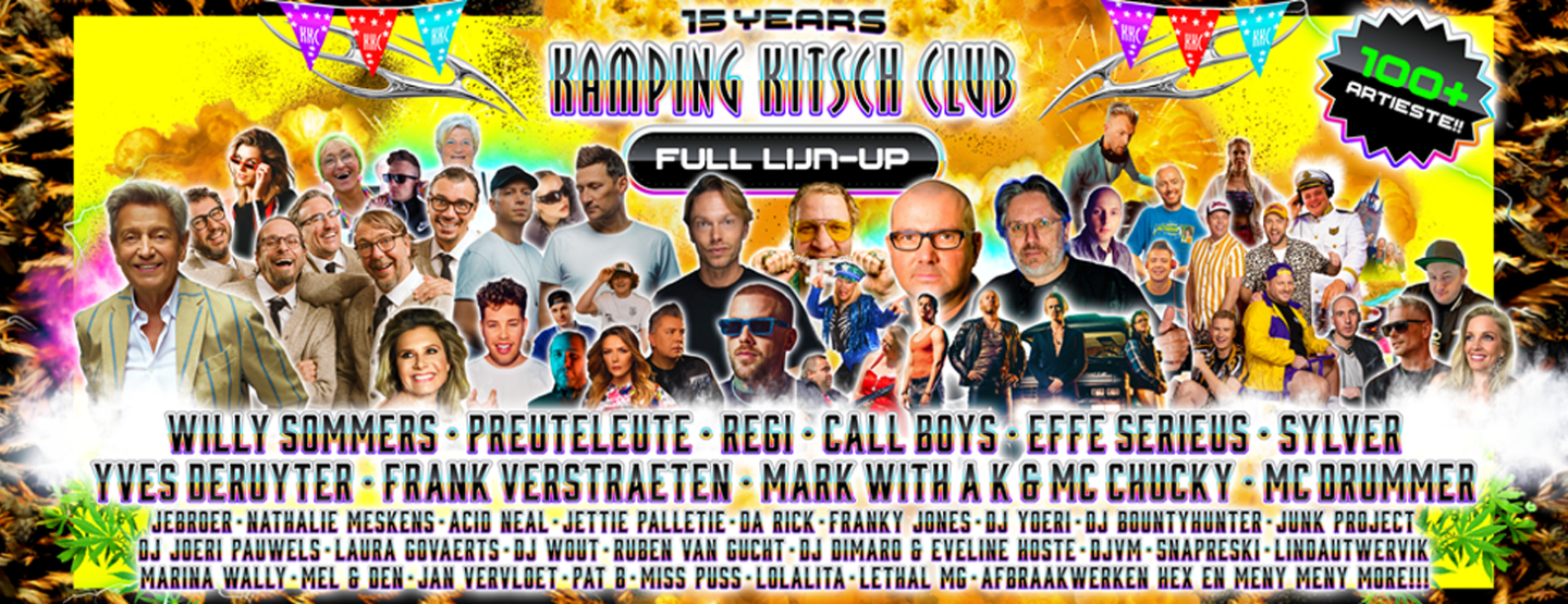 Kamping Kitsch Club lanceert Mega Birthday Tombola Kamping Kitsch Club lanceert Mega Birthday Tombola