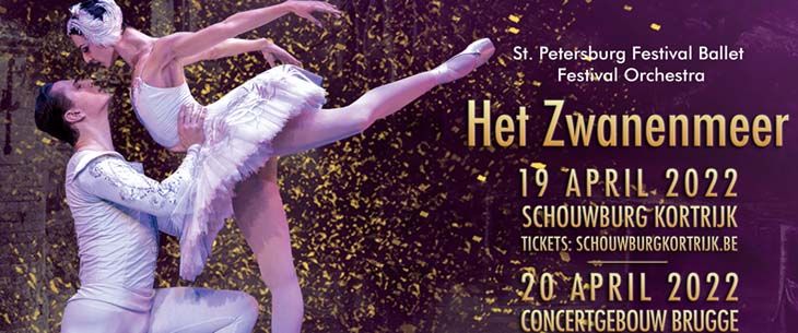 Gelauwerd International Festival Ballet strijkt met ‘Het Zwanenmeer’ neer in Schouwburg Kortrijk (19 april) en Concertgebouw Brugge (20 april 2022)