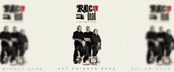 Guy Swinnen Band pakt uit met oldskool rocksongs op eerste album ‘Rock ain’t dead (it just smells funny)’!