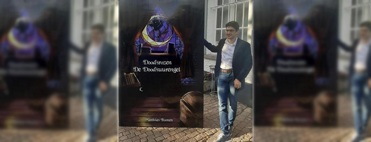 G-sporter Matthias Boonen (28) wil Vlaamse Stephen King worden en brengt eerste boek 'De Doodsuurengel' uit