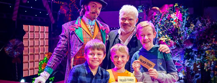 Viktor Kryeziu (9), Mauro Degroote (12) en Senn Dauwe (14) worden 'Charlie Bucket' in grootse familiemusical 'Charlie and the Chocolate Factory'!
