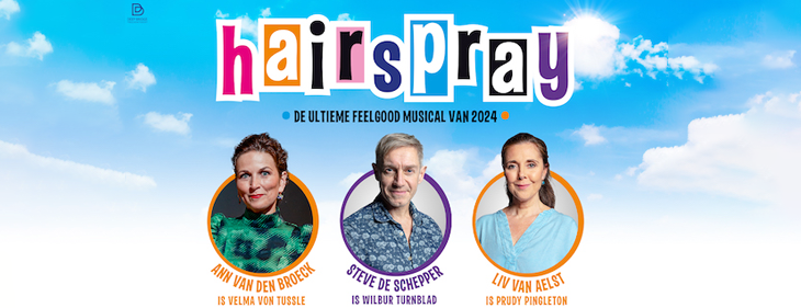 Ann Van den Broeck, Steve De Schepper en Liv Van Aelst maken heerlijke cast 'Hairspray' compleet!