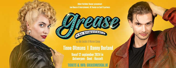 Tinne Oltmans, Danny Dorland, Lauren De Ruyck, Ruth Beeckmans en Thomas Van Goethem gaan eerste keer totally ‘Grease’