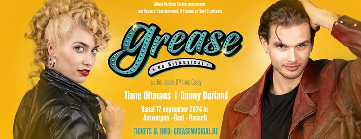 Eerste symptomen Greasevirus in Vlaanderen: extra shows nieuwe, Vlaamse versie hitmusical Grease in Gent en Hasselt