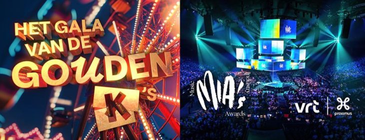 Proximus presenteert: Exclusieve Gouden en Rode Loper Show en uitreiking Gouden K’s en MIA’s, live op Pickx Showcase en Pickx+!