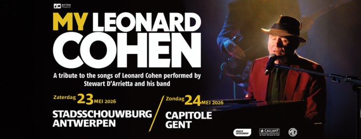 Internationaal bejubelde tribute 'My Leonard Cohen' komt naar België