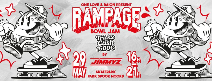 Skate meets bass: Rampage warmt op voor Open Air-festival met explosieve Bowl Jam in Antwerpen