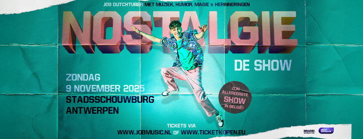 Extra show in Stadsschouwburg Antwerpen voor online sensatie JOB