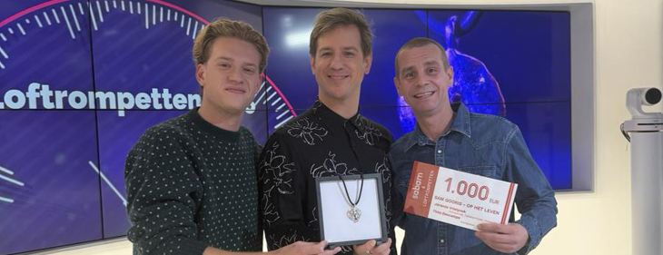 Een Loftrompet voor Sam Gooris: “Ik ben hier heel dankbaar voor” Een Loftrompet voor Sam Gooris: “Ik ben hier heel dankbaar voor”
