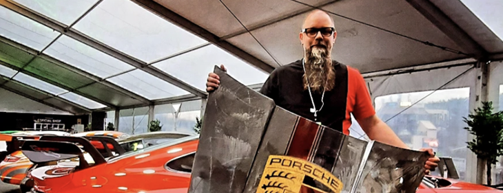 Koen Wauters uit Gijverinkhove (Alveringem) exposeert dit weekend zijn autokunstwerken op InterClassics Maastricht