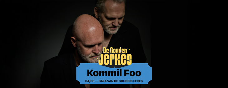 Kommil Foo krijgt Lifetime Achievement Award op Gala van de Gouden Jefkes