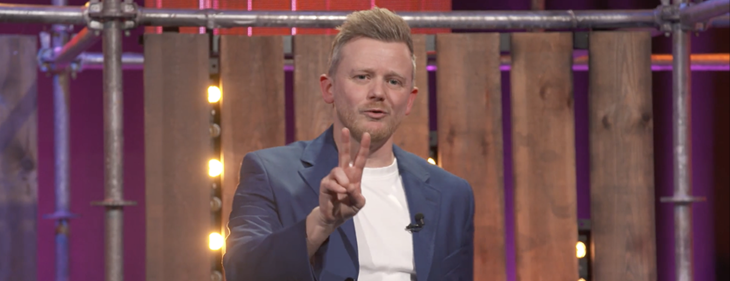 The Big Verdick Quiz dicht bij Jamie &eacute;n Bisou award