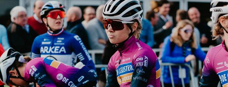 Veldrijdster Laura Verdonschot is klaar voor haar laatste rondjes op de Sluitingsprijs Oostmalle