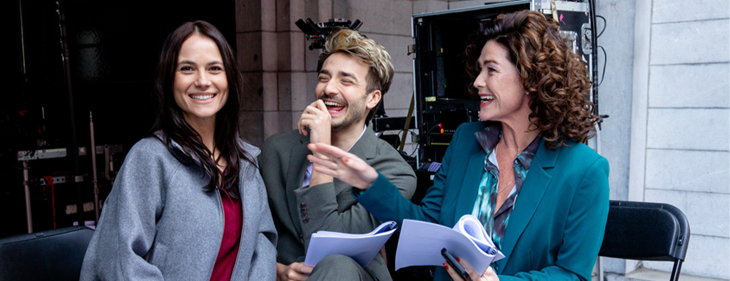 Aaron Blommaert schittert in eerste hoofdrol naast topactrices Charlotte Timmers en Ini Massez