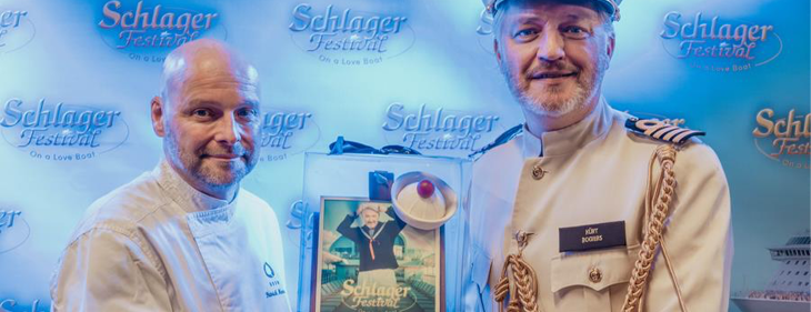 Hasseltse chocolatier werkte een dag aan kunstwerk voor Schlagerfestival-presentator K&uuml;rt Rogiers