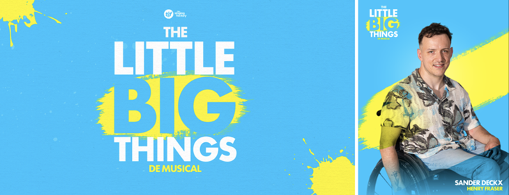 Acteur Sander Deckx wordt eerste rolstoelgebruiker in de hoofdrol van een musical in Belgi&euml;