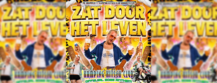 MC Drummer dropt officieel Kamping Kitsch Club Anthem 2026: 'Zat Door Het Leven'