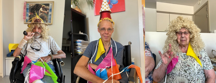 Vijf bewoners van woonzorgcentrum - waaronder 94-jarige veteraan - trekken naar Kamping Kitsch Club!