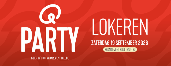 De Q-Party komt voor het eerst naar Lokeren! De Q-Party komt voor het eerst naar Lokeren!