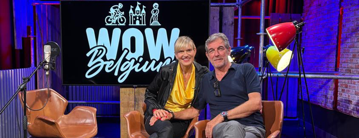 Rob Vanoudenhoven en partner Angela Dansby lanceren nieuwe podcast over de wonderen van Belgi&euml;